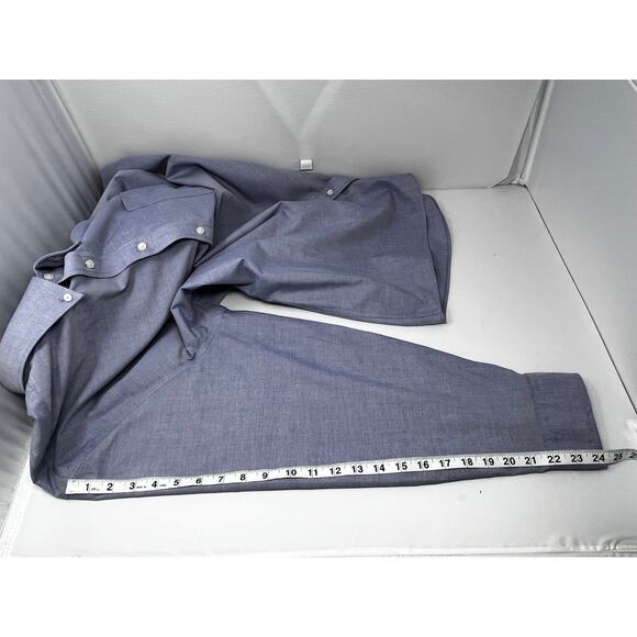 Tailored Culture Stafford Dress Shirt XXL 18-18.5 Pre-Owned light stain onsleeve - Picture 11 of 11